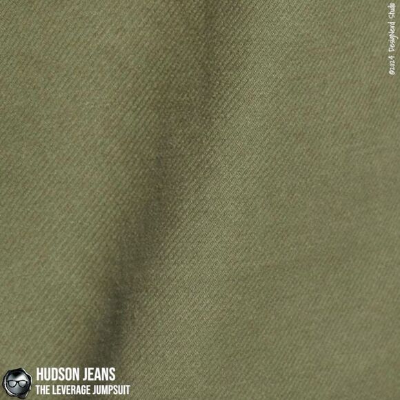 HUDSON JEANS THE LEVERAGE JUMPSUIT IN FORESTER LIGHT CAMO GREEN OVERALLS SMALL - Picture 10 of 14